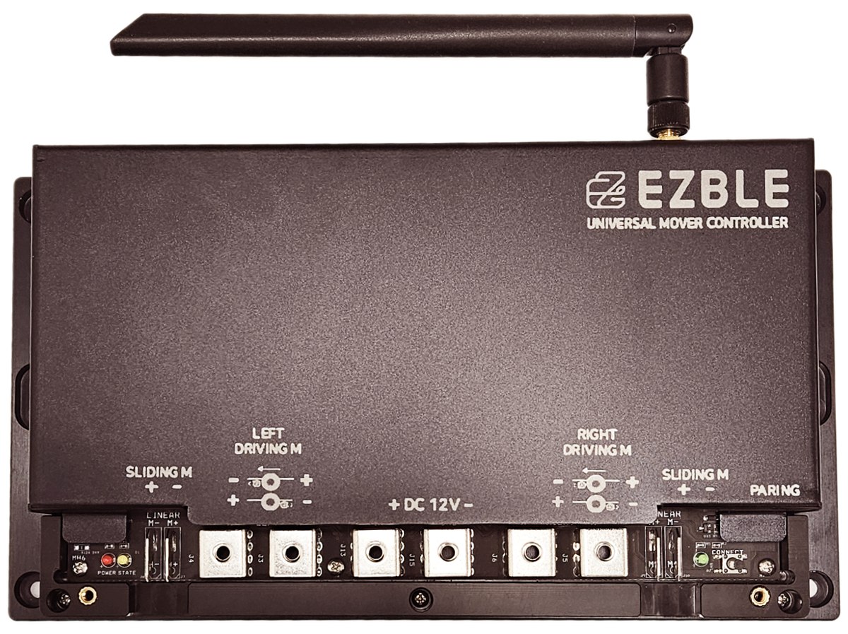 Front view of the EZBLE controller with built-in self-diagnostics