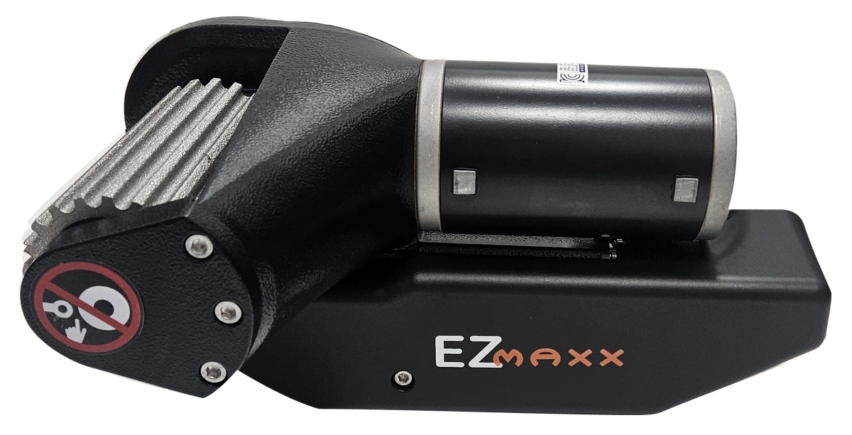 EZMAXX caravan mover with its motor and drive roller
